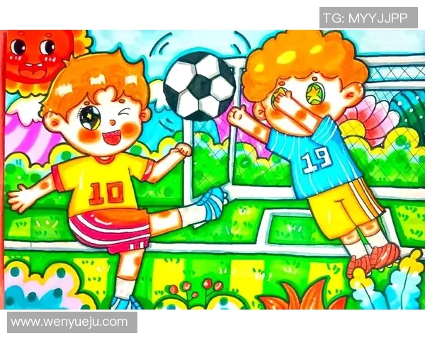 大尺寸足球明星卡通形象展示，聚焦球场英雄的动感与魅力