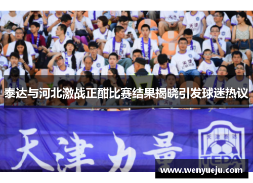 泰达与河北激战正酣比赛结果揭晓引发球迷热议